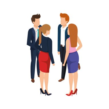 iş insanlar avatarlar karakter grubu