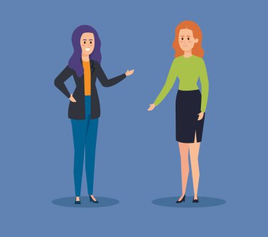 rahat giysiler ve saç modeli ile güzel kadınlar