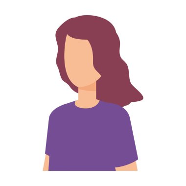 güzel ve genç kadın karakter