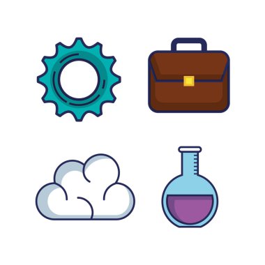 yaratıcı zihin Icons set