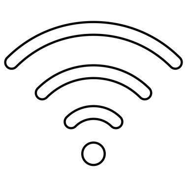 Dalgalar wifi sinyal alanı