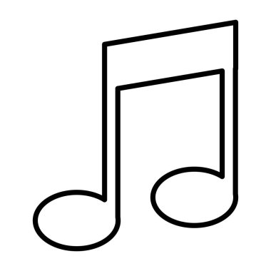 müzik Not izole simgesi