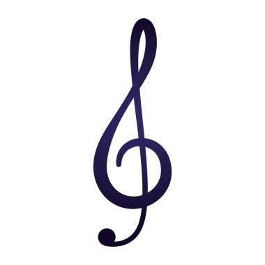 müzik Not izole simgesi