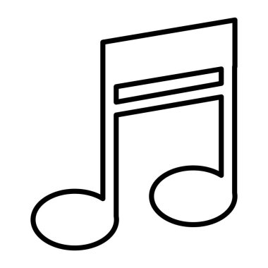 müzik Not izole simgesi