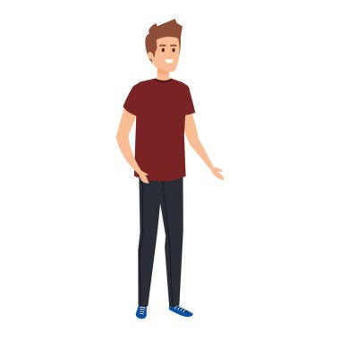 genç adam avatar karakter