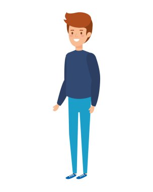 genç adam avatar karakter