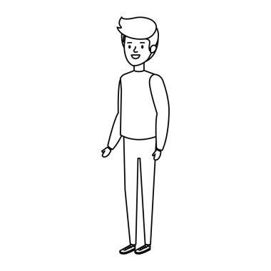 genç adam avatar karakter