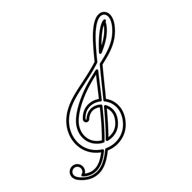 müzik Not izole simgesi