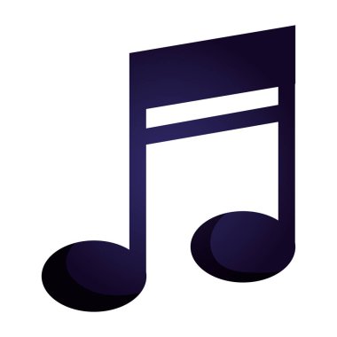 müzik Not izole simgesi