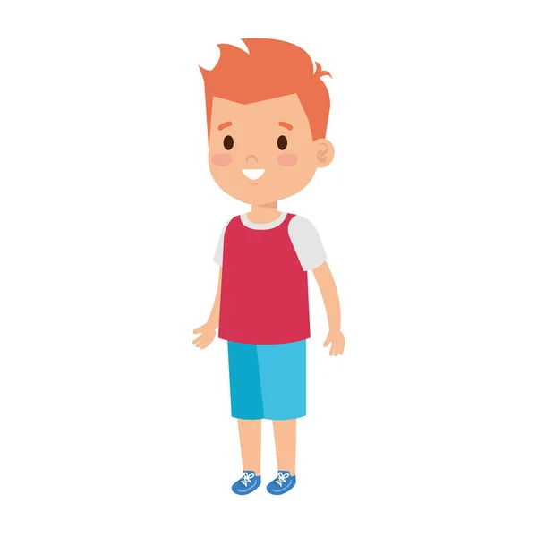 Персонаж маленького хлопчика — стоковий вектор
