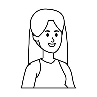 güzel genç kadın karakter