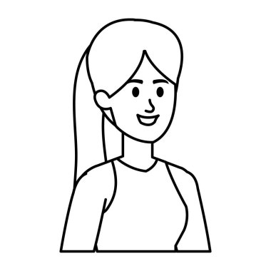 güzel genç kadın karakter