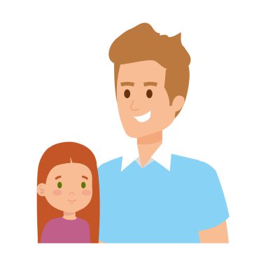 Baba ile kızı karakterler