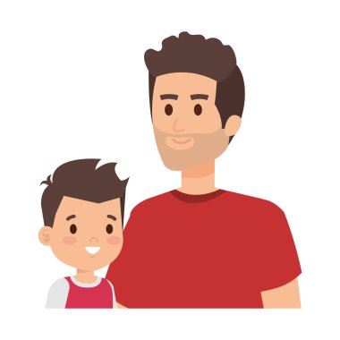 oğul karakterli genç baba