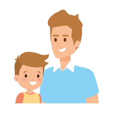 oğul karakterli genç baba