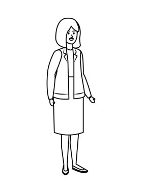 güzel genç kadın karakter