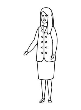 güzel genç kadın karakter