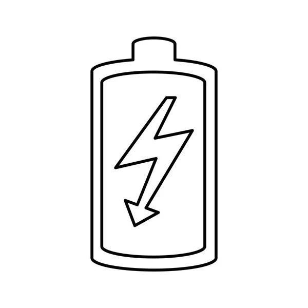 Battery power energy icon — Stock Vector