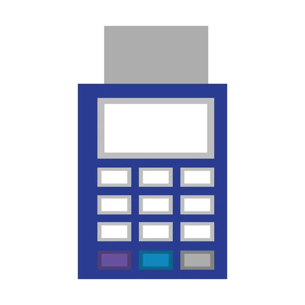 Comercio electrónico de facturas de pago de datáfono — Vector de stock
