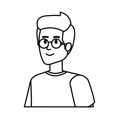 genç adam avatar karakter