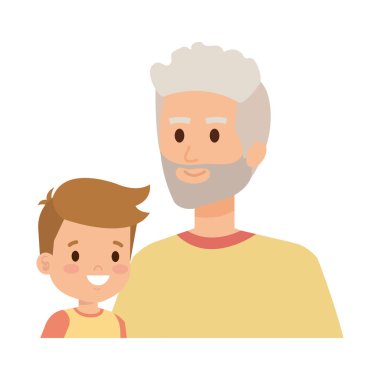 torunu ile sevimli dedesi