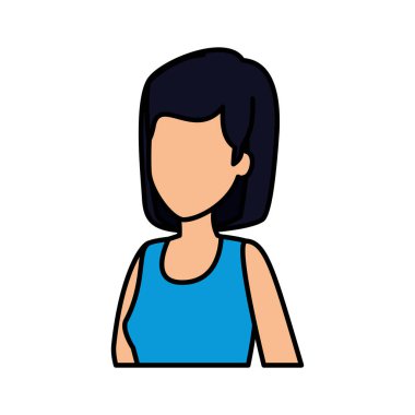 güzel genç kadın karakter