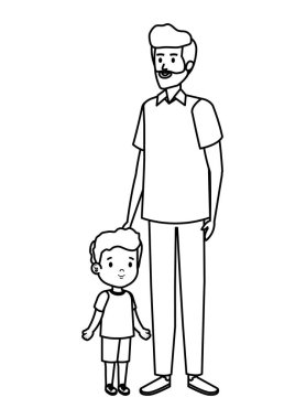 oğul karakterli genç baba