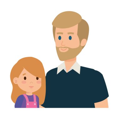 Baba ile kızı karakterler