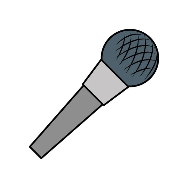 Mikrofon ses aygıtı simgesini — Stok Vektör