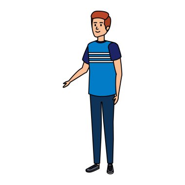 genç adam avatar karakter