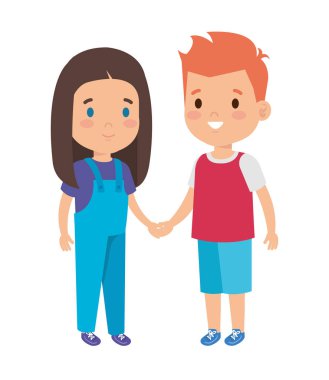 küçük çocuklar çift karakter