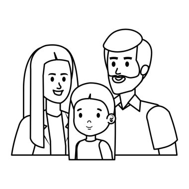 Ebeveynlerin çift kızı karakterlerle