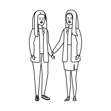 Genç kızlar arkadaş karakterleri