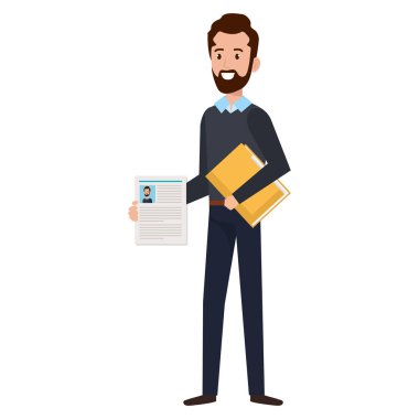 müfredat ve klasör ile işadamı