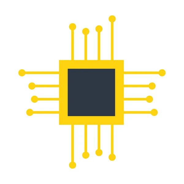 Tecnologia de circuito de placa-mãe — Vetor de Stock