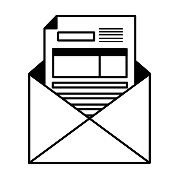 Impuesto sobre el documento postal — Vector de stock