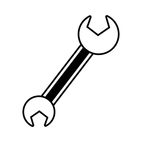 Інструмент значок гайкового ключа — стоковий вектор