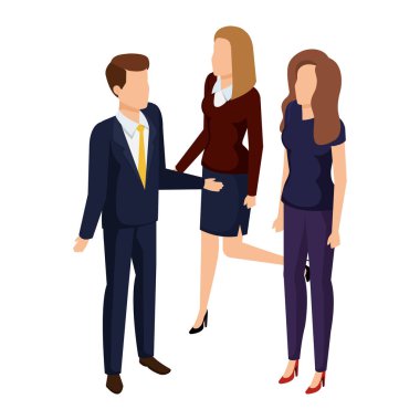 iş insanlar avatarlar karakter grubu