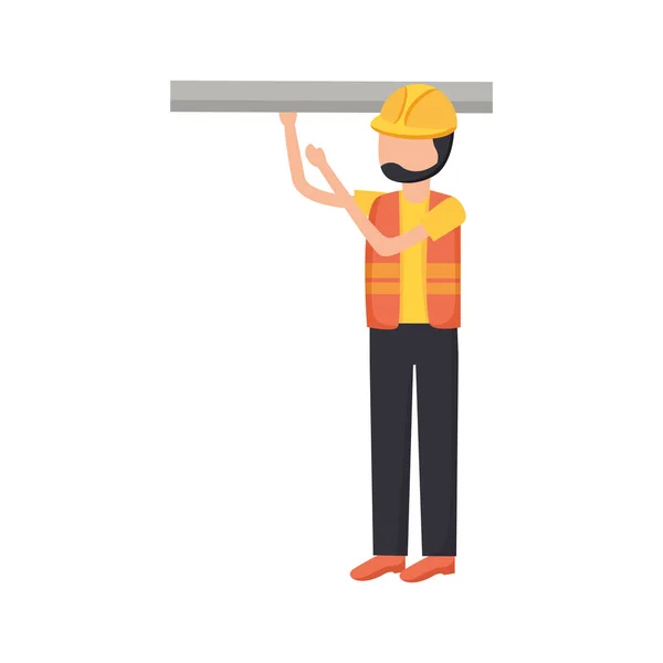 Worker construction tool — Stock Vector