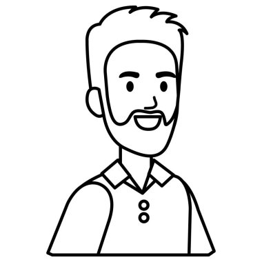 Sakallı genç adam Avatar karakteri