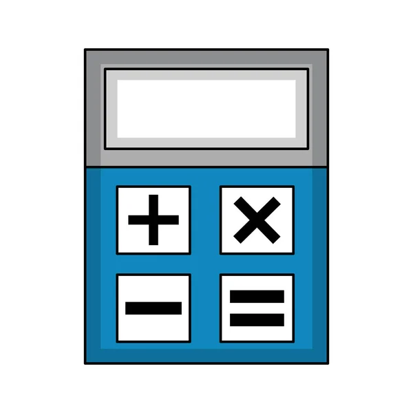 Biznes Kalkulator finansowy ekonomia symbol — Wektor stockowy