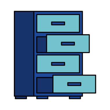 Ofis dolap mobilya Organizatör açık çekmeceler