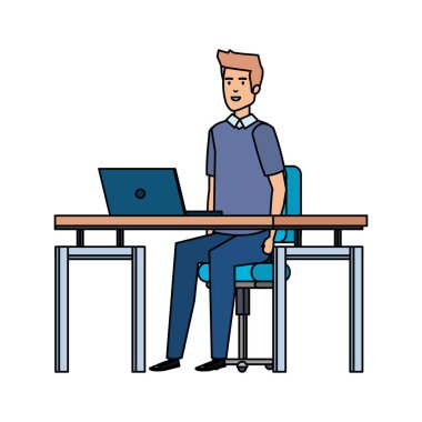 İşyerinde zarif işadamı