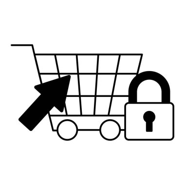 online alışveriş sepeti güvenlik tıklayın