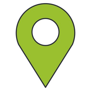 toplu iğne işaretçisi konumu simgesine