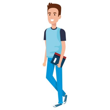 adam öğrenci avatar karakter