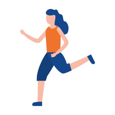 çalışan genç bir kadın