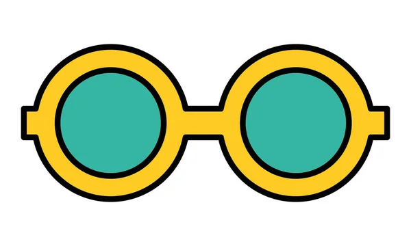 Оптичні окуляри ізольовані значок — стоковий вектор