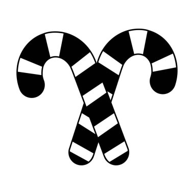 tatlı şekerler izole simgesi geçti