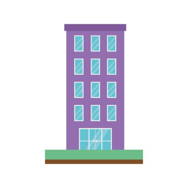 Bina yapısı izole simgesi